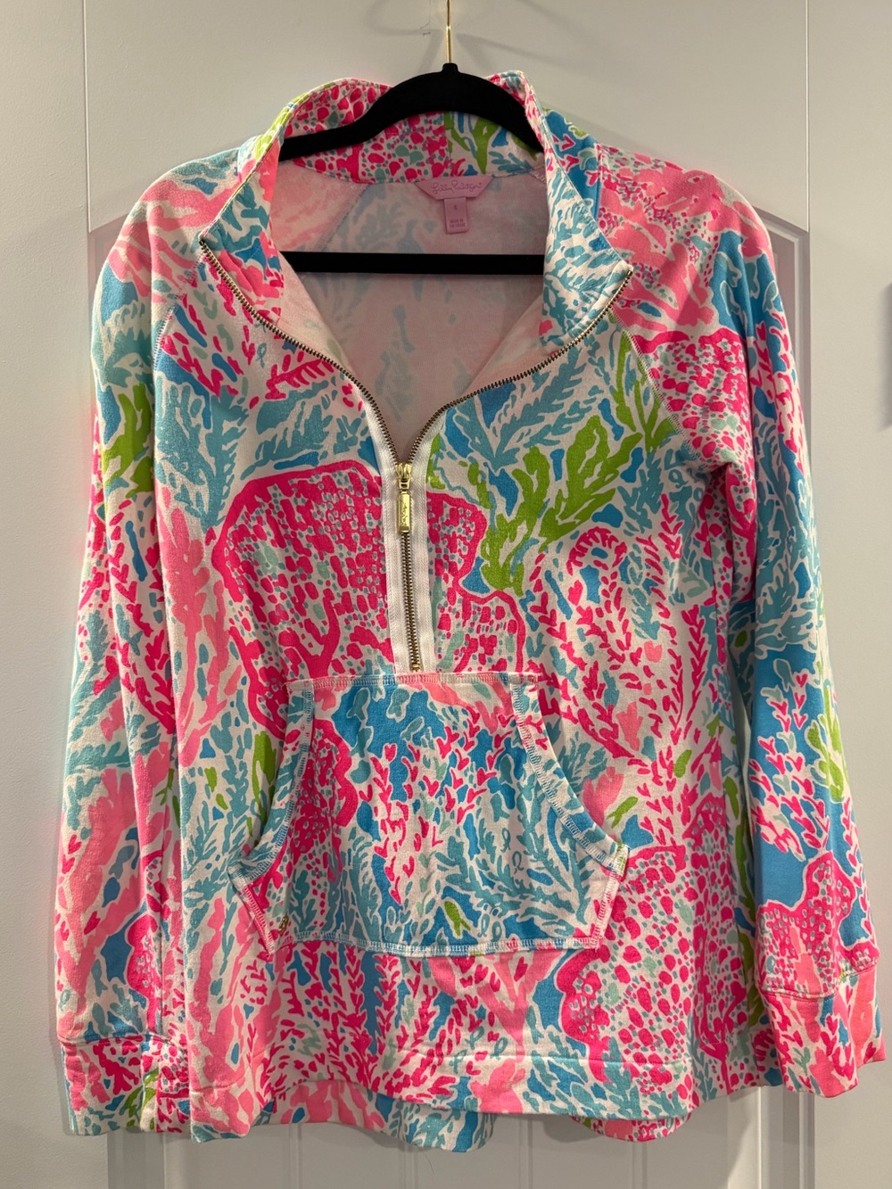 Lilly Pulitzer Skipper Popover In HTF Let's Cha Cha Size Small